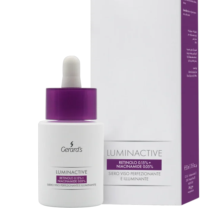 GERARD'S Luminactive RETINOL + NIACINAMIDE Обновляющая и осветляющая сыворотка для лица , 30ml — купить в Минске GERARD'S Luminactive RETINOL + NIACINAMIDE Обновляющая и осветляющая сыворотка для лица , 30ml — купить в Минске
