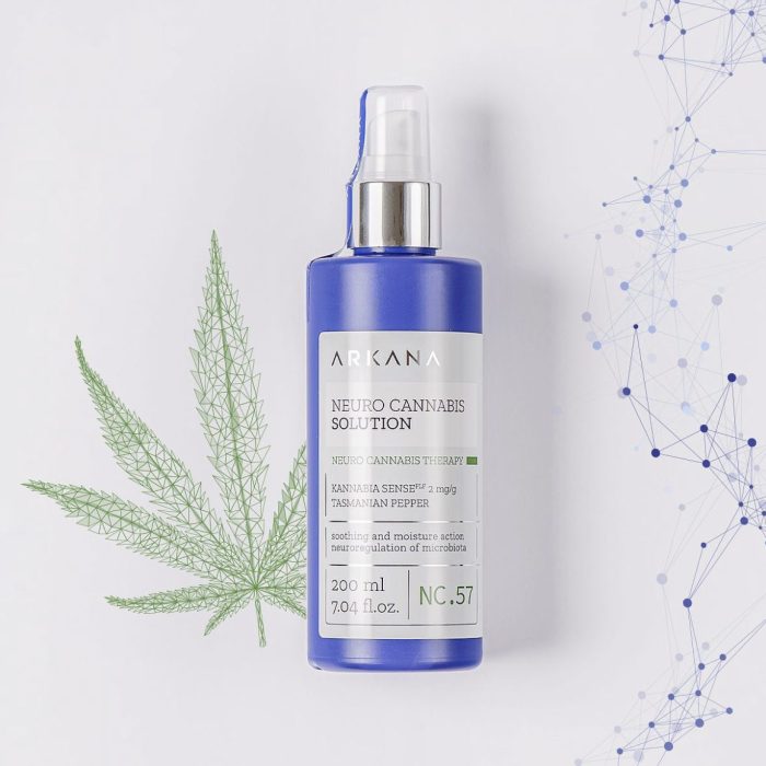 Neuro Cannabis Solution - Мягкий тоник для лица со стволовыми клетками конопли, 200 мл — купить в Минске