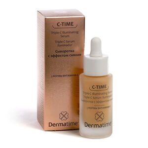 DERMATIME C-TIME Illuminating Serum Сыворотка с эффектом сияния, 3 формы витамина С, 30ml — купить в Минске