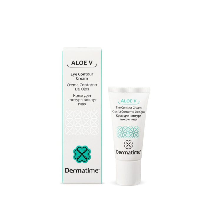 DERMATIME ALOE V Eye Contour Cream Уход для контура вокруг глаз с алоэ, 15 ml — купить в Минске