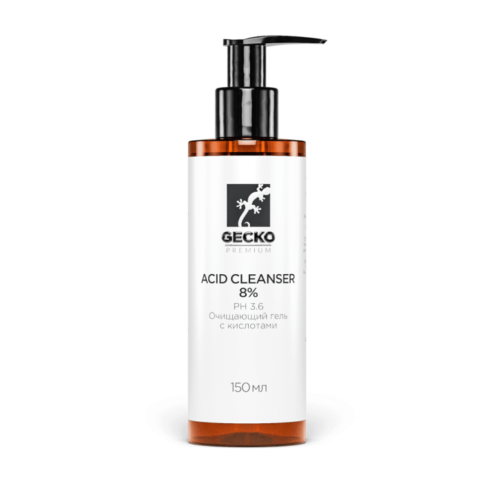 Gecko SOFT ACID CLEANSER 8% Очищающий гель с кислотами — купить в Минске