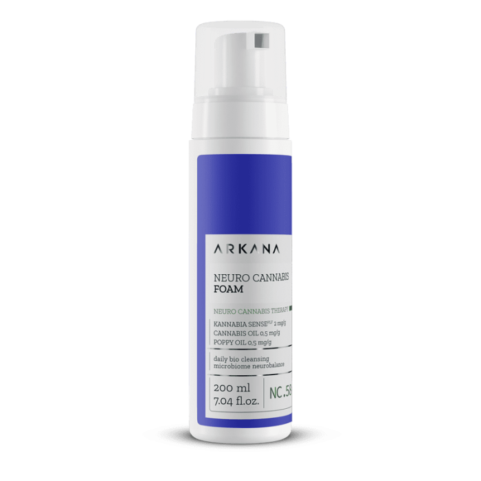 Neuro Cannabis Clean Foam - Нежная пенка для очищения лица, 200 мл — купить в Минске