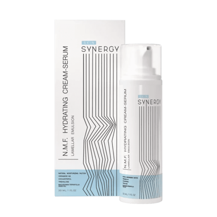 skin SYNERGY N.M.F. HYDRATING CREAM-SERUM Крем-сыворотка увлажняющая, 30 мл — купить в Минске