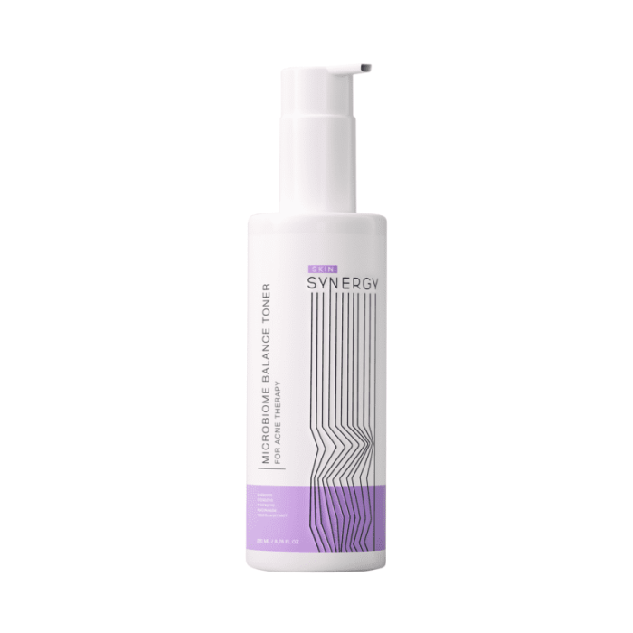 skin SYNERGY MICROBIOME BALANCE TONER Тонер с комплексом пребиотиков, пробиотиков и постбиотиков для восстановления микробиома кожи, 200 мл — купить в Минске