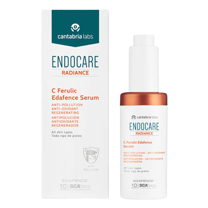 ENDOCARE Radiance C Ferulic Edafence Serum Защитная антиоксидантная регенерирующая сыворотка, 30ml — купить в Минске